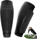Kids Shin Pads – Breathable Football Shin Pads Boys with Non-Slip & UV-Protective Cooling Nylon Shin Guards | Designed for Adolescent Football Players (72 g/1 Pair)