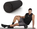 Foam Roller, Black, Roll Away Muscle Tension, Aid Stretching