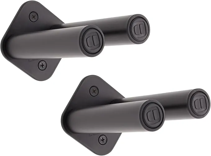 A. Tech Steel Wall Storage Rack for 2 SMARTBAR Barbells or 4 Weight Plates, Modern, 0.52kg Each