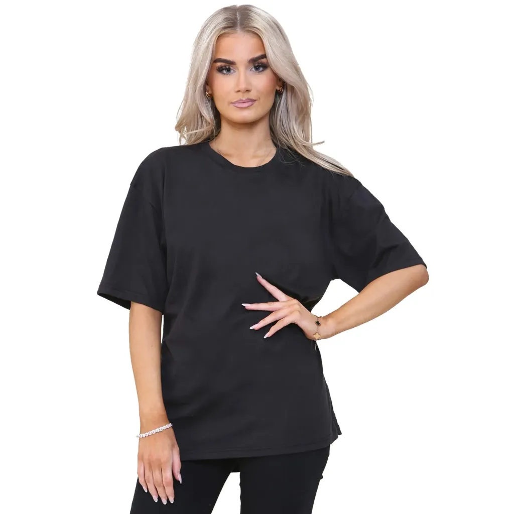 Women’s Oversized T-Shirt – Baggy Fit Casual Cotton Tee for Everyday Comfort