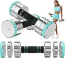 A. Tech Steel Adjustable Dumbbells Set 2.5kg 5kg 7.5kg 10kg 15kg 25kg Dumbbells Pair Hand Weights with Foam Handle for Men Women Home Gym Fitness Dumbbell Training