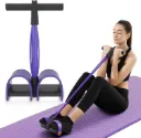 Abdominal Trainer, Sit-Up Training Equipment, Bodybuilding Expander, Full Body Trainer for Home, 6 Tubes, Elastic Pull Rope, Multifunctional Leg Exerciser for Fitness, Weight Loss, Training, Yoga