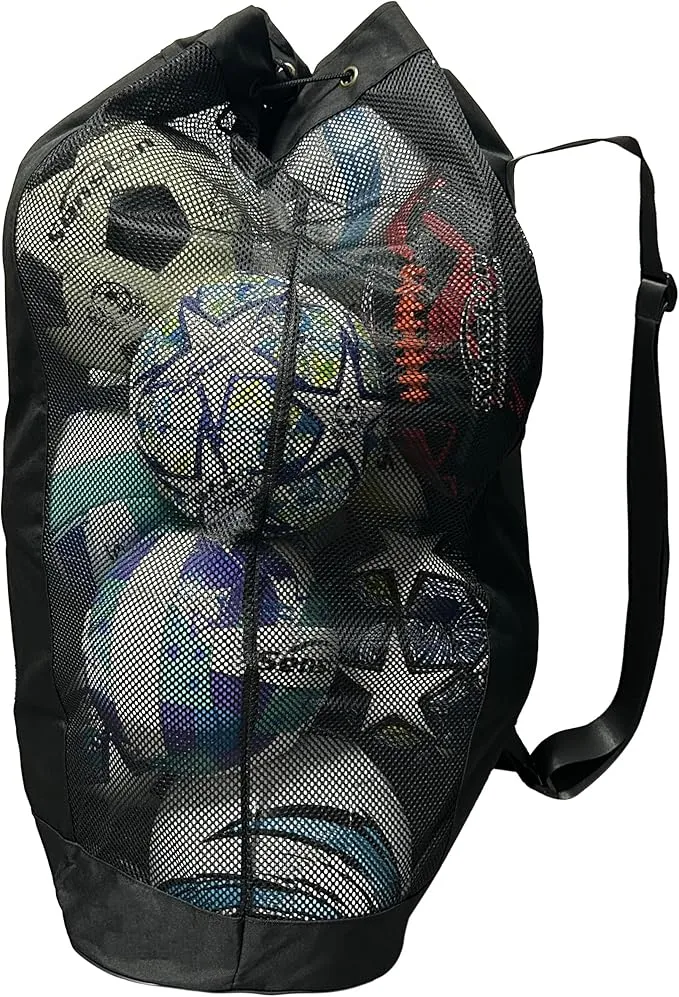 Senston Football Bag for Balls, 12-16 Balls for Basketball Football Volleyball Rugby 