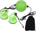HERCHR Boxing Fight Ball, Double End Punching Ball Suction Cup Suspension Type Boxing Ball Kit for Gym MMa Fitness Training
