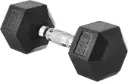 A Tech Basics Rubber Hex Dumbbell Hand Weight