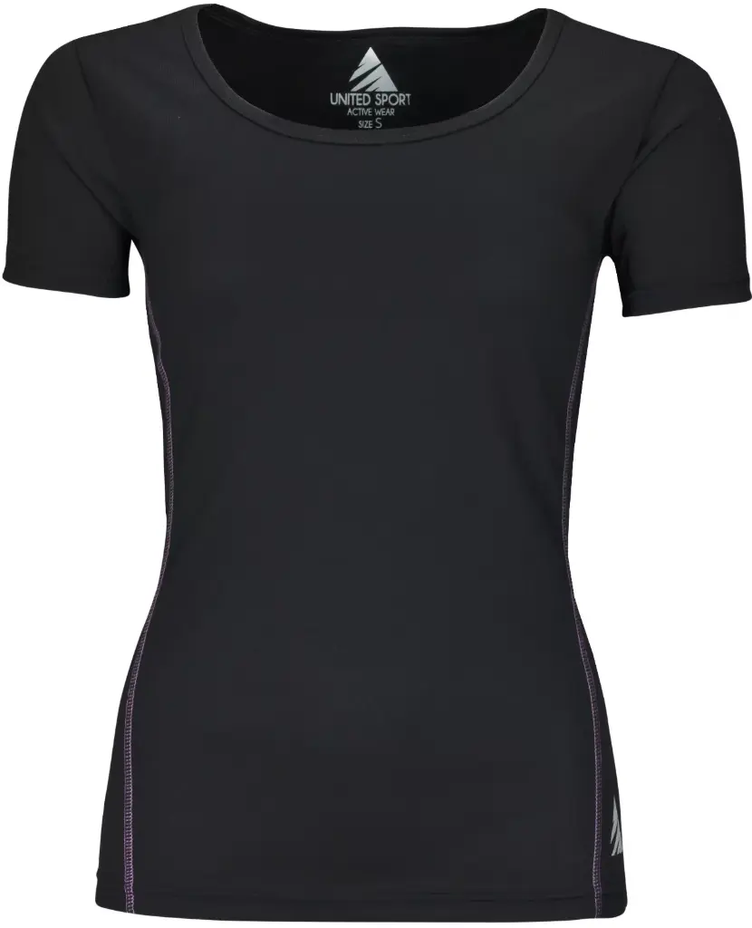 Ladies Breathable Cool Dry Running T-Shirt – Moisture Wicking Gym & Sports Tee by United Sport