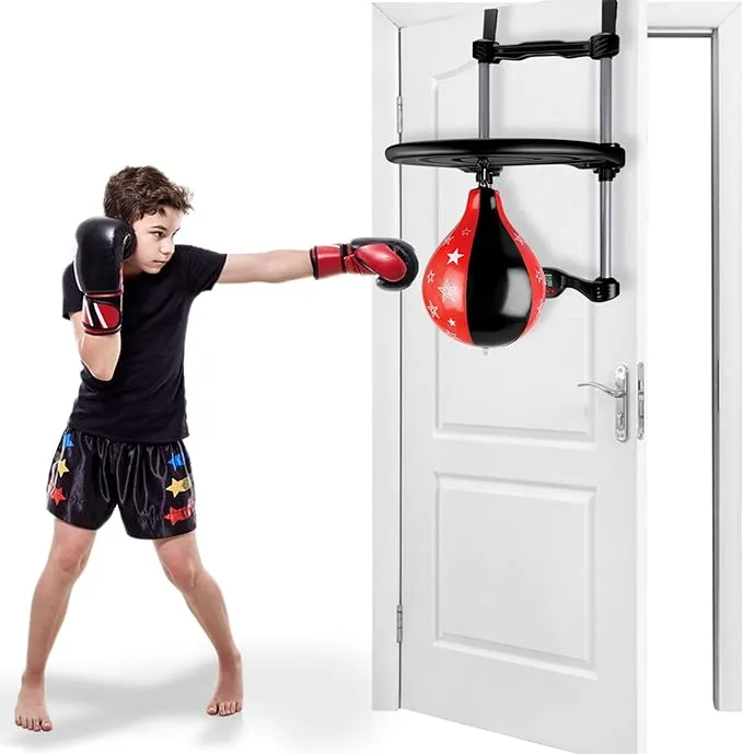 Kingsport Speed Bag for Kids, Punching Bag, Boxing Practice Speed Ball, Sports Activity Gift Playset for Children 3+ Years